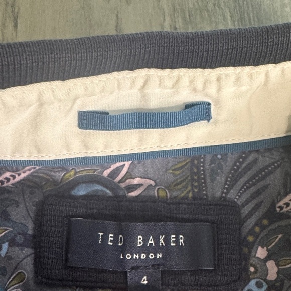 Ted Baker Navy Long Sleeve Shirt - Picture 2 of 7